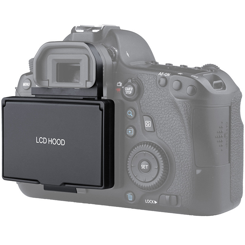 LCD Screen Hood with Pop-Up Shade Cover for CANON 5D Mark III IV 5DS 5DSR 6D 7D Mark II 1DX 1DX II
