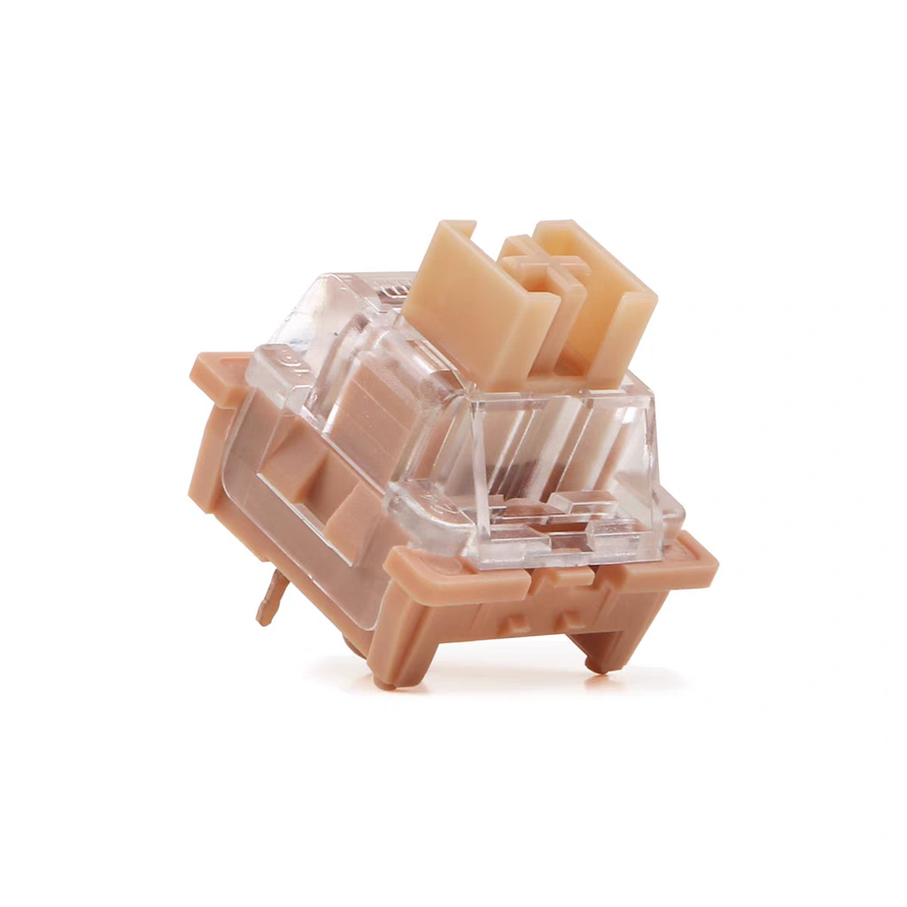 Outemu Switches Milk Series Milk Peach Tea Blue 3Pins RGB Silent Clicky Linear Tactile Lubed