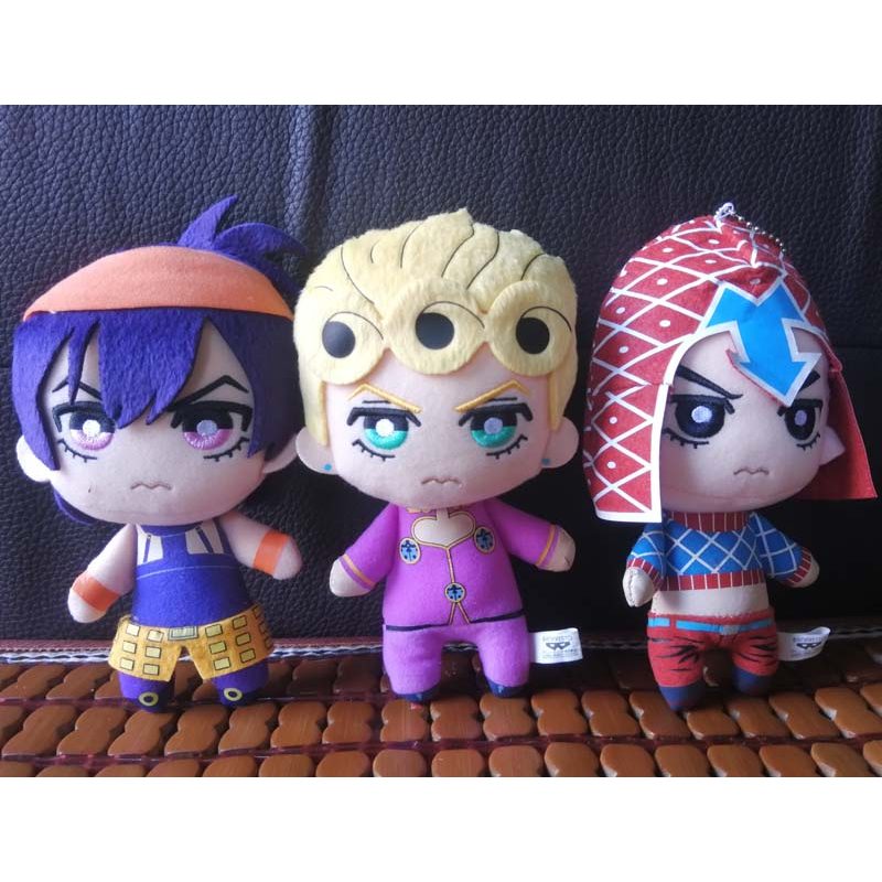 NEW JoJos Bizarre Adventure Golden Wind Plush Giorno Narancia Mista PLUSH DOLL