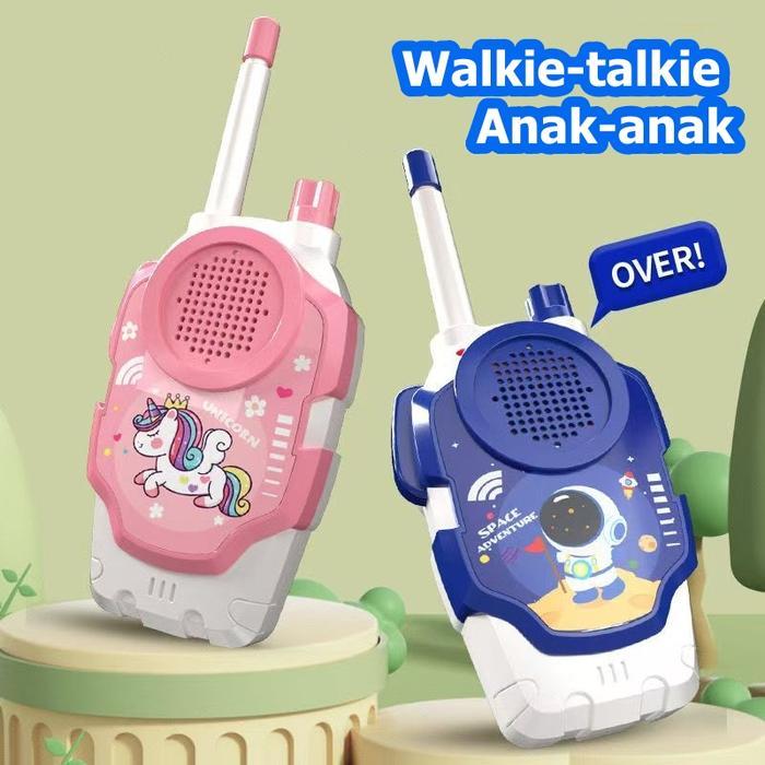 Walkie Talkie Mainan Anak Nirkabel Outdoor Indoor Handy Talky Wireless Komunikasi Jarak jauh Suara