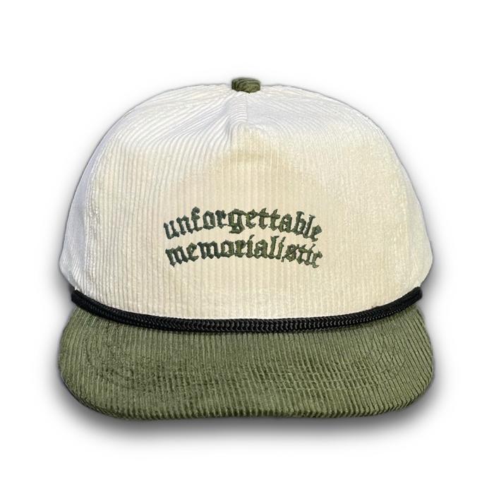 Topi Rope Hat Corduroy unforgettable Cream Army Thisplan