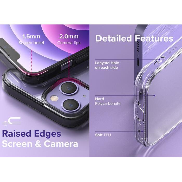 Ringke Casing Compatible For Iphone 13 Fusion Clear Bening Case No Yellowing Tipis Softcase Slim