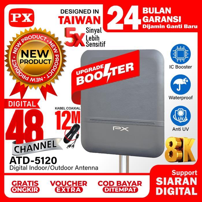 Antena TV Digital Indoor Outdoor Booster Antena TV Digital STB TV Digital Tabung Antena Digital
