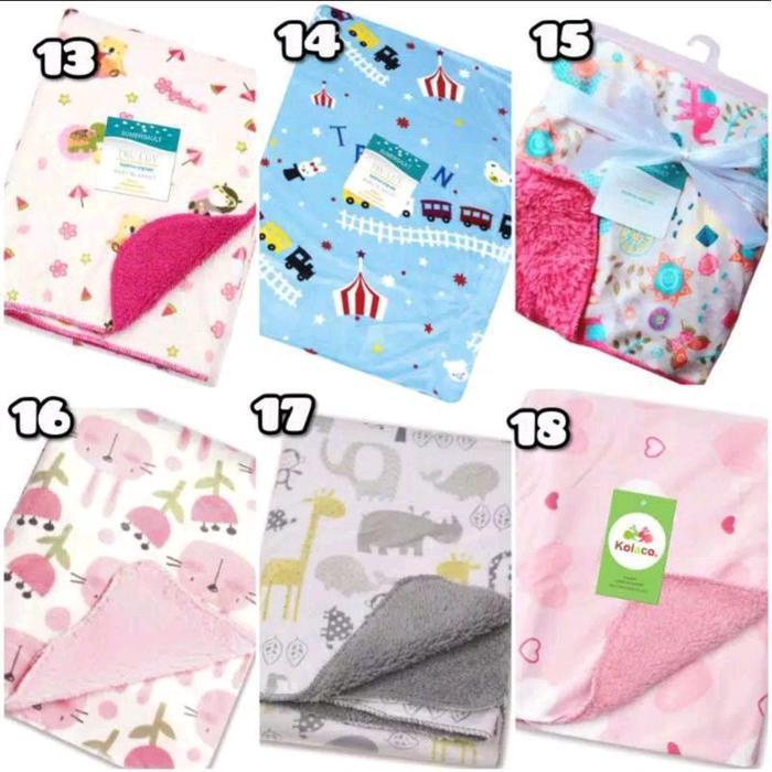 Terlaris Selimut Bayi Import Double Fleece Super Lembut/ Selimut Carter /Selimut Just To You /