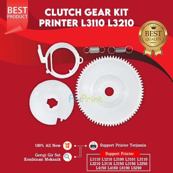 Clutch Gear Kit Gerigi Gir Set Kombinasi Mekanik Compatible for Printer EcoTank EP L1110 L1210 L1250