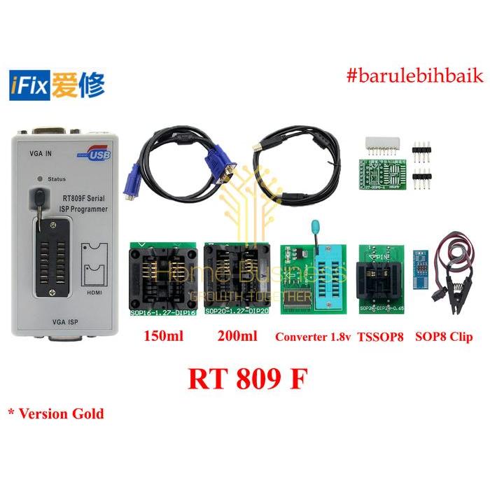 RT809F RT809 RT 809 F 809F Programmer Universal Alat Flash Flasher Bios Laptop ISP Programmer USB