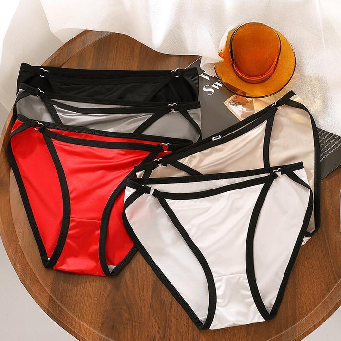 Diskon [NL] CD SATIN SUTRA TEBAL PREMIUM BAGUS KUALITAS SEXY MODEL IMUT LUCU CELANA DALAM DALAMAN