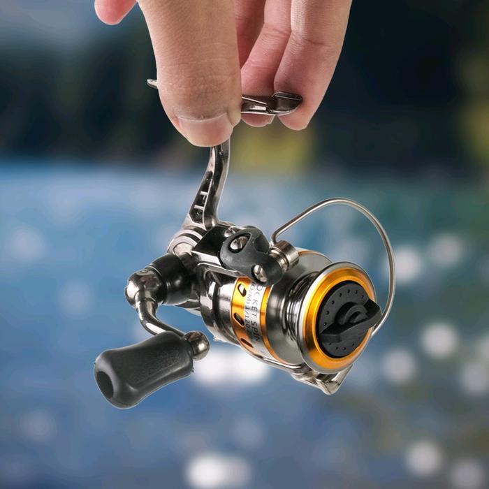 Reel Pancing Mini 100 Full Besi Rell Terkecil Rell Pancing Mini Rell Tegek Rell Mini 100