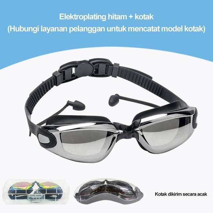COD/Kacamata Renang Dewasa/ Kacamata Renang Remaja Kacamata Renang Murah Anti Uv & Fog Pro
