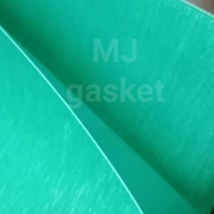 gasket lembaran non asbestos / gasket hijau NA tebal 1mm 50cm x 100cm