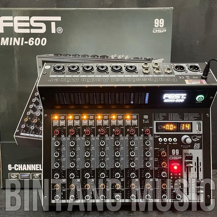 Mixer fest mini 600 original bluetooth mini600 fest