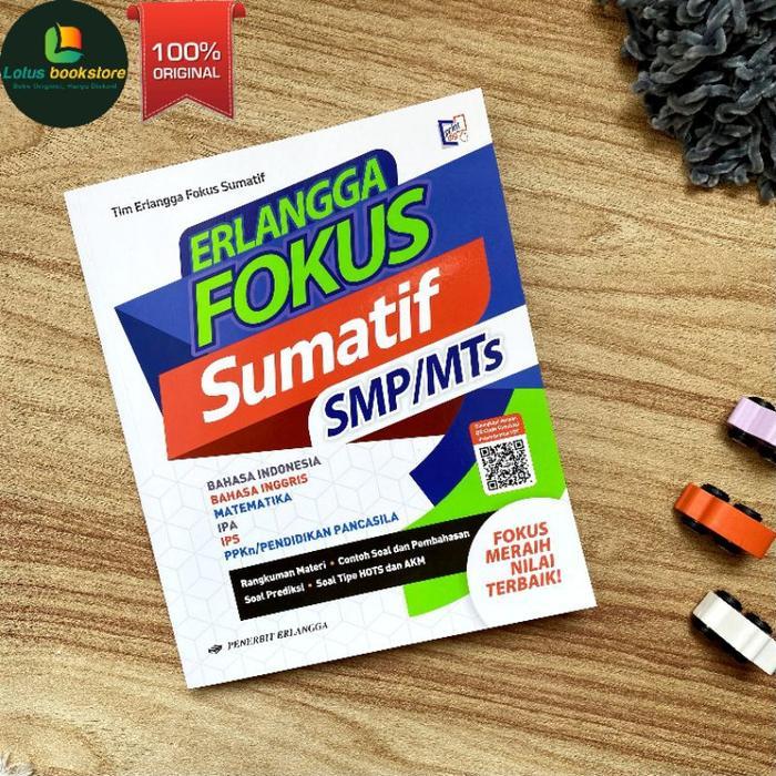 HOT SALE!!! ERLANGGA FOKUS SUMATIF SMP/MTS 2024 - PERSIAPAN UJIAN KELAS 9 - BUKU TERMURAH