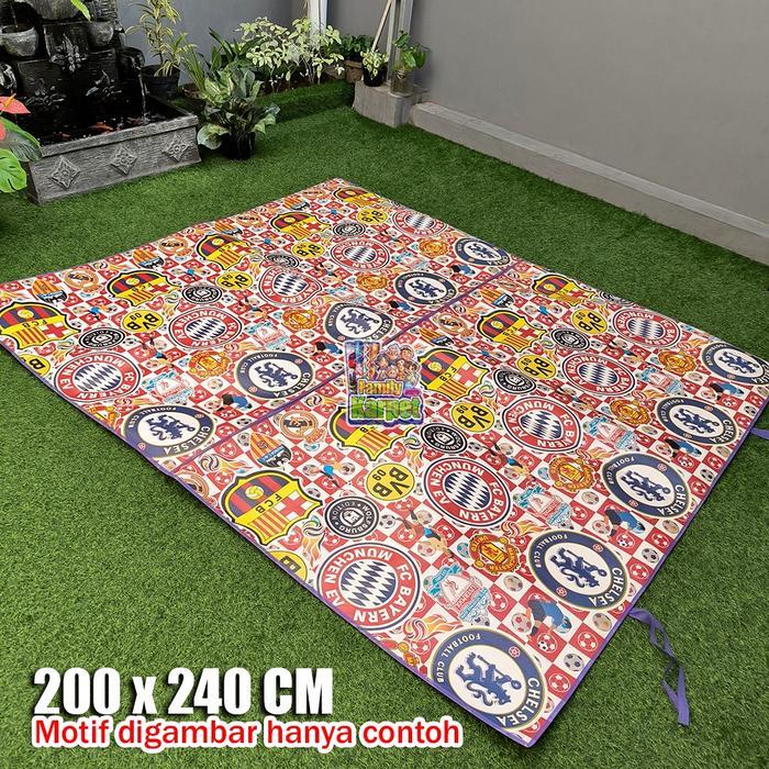 "New" EVA - Karpet Spons Jumbo 200x240cm / Tikar Jumbo Motif Karakter Tikar Piknik Besar Tahan air