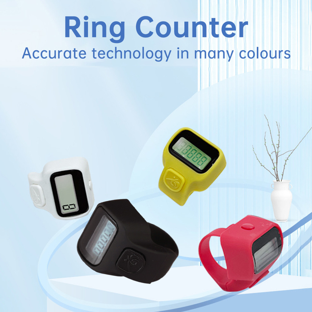 Electronic Counter Unique Design Mini Ring Counting Electronic Counting Convenient Tool People Flow 