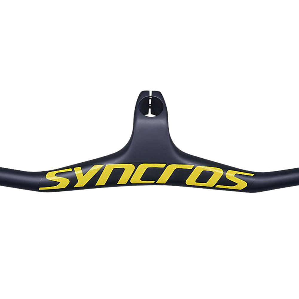 Syncros Handlebar Mountain Bike Handle Bars Carbon Fiber Bike Integrated One-shaped Handlebar With
