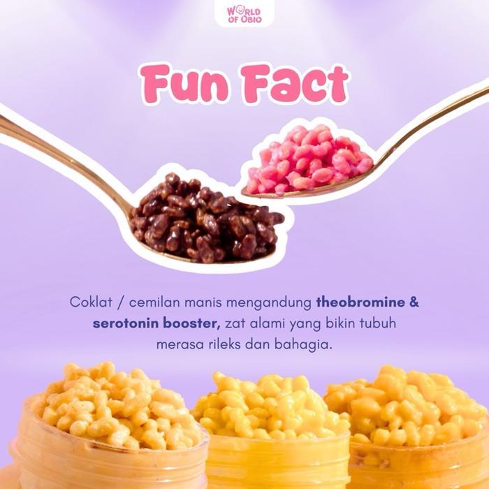 "New" Coklat Lumer Crunchy Choco Jar FUN BITES. by Obio Crunch - Cemilan Rasa Chocolate Rice Crispy
