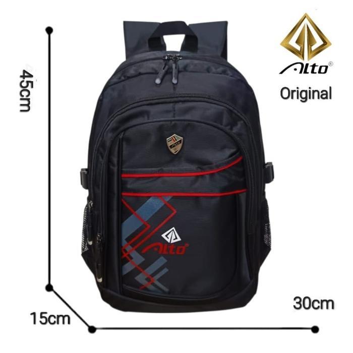 Tas Ransel Alto Original Tas Sekolah Anak Laki Laki/Cowok SD/SMP/SMA Tas Gendong/Punggung Tas Pria