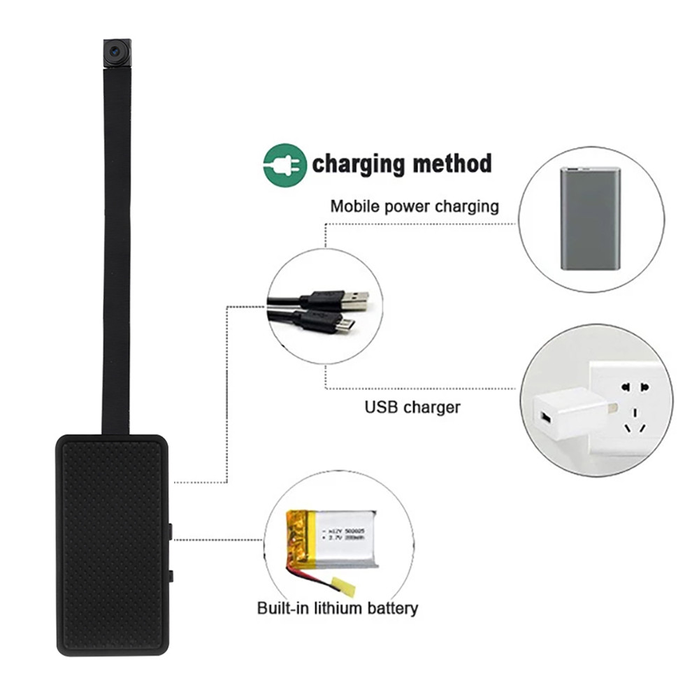 HD 1080P DIY WiFi Mini Camera Portable Video Wireless Webcam Recorder Micro Camcorder P2P Loop