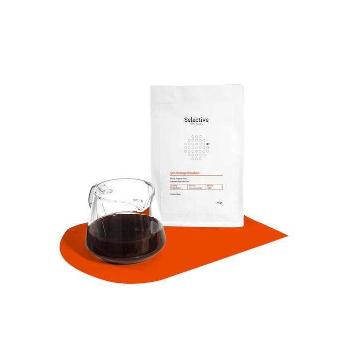 Terlaris Biji Kopi Arabika Specialty Ijen Orange Bourbon Natural Anaerob Process Roasted Beans Roast