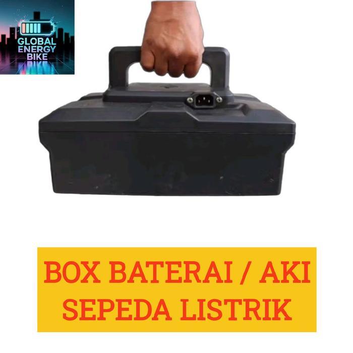 Box Baterai / Aki Sepeda Listrik 48V 12Ah Berkualitas Tebal