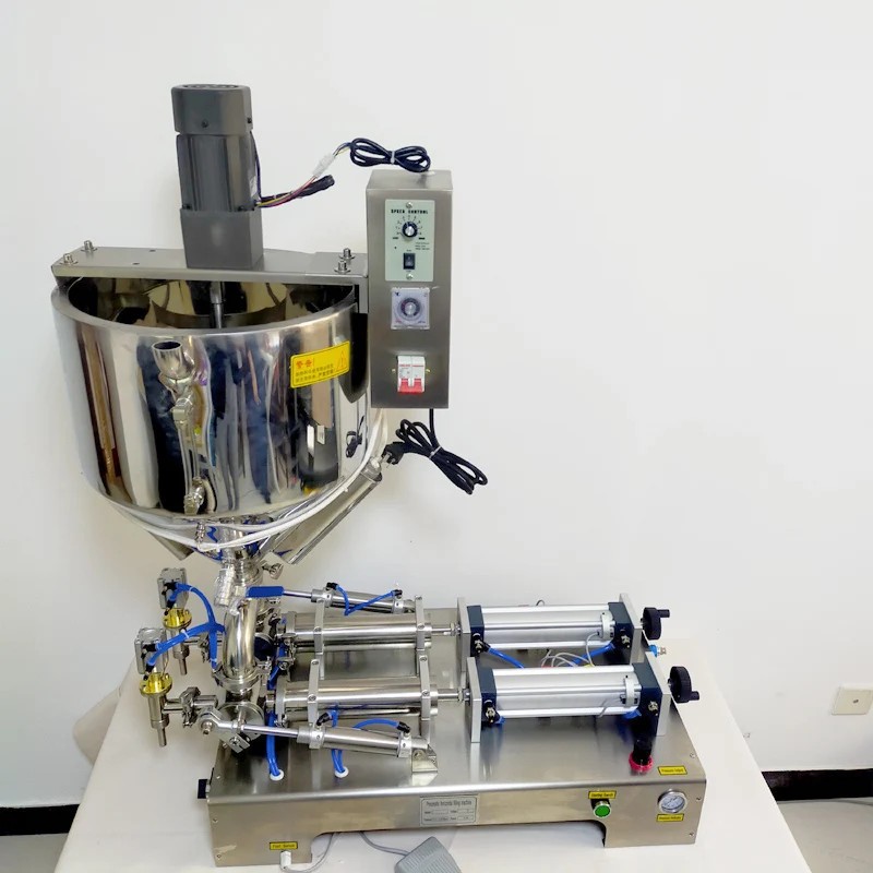 Paste Filling Machine Anti Drip Precise Filling Machine Double Head Pneumatic Filling Machine
