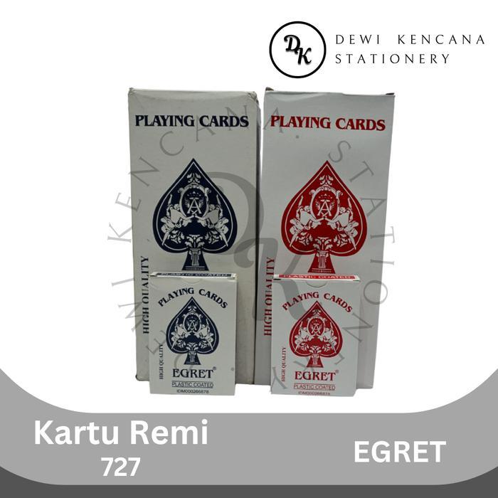 Kartu Remi Egret 727 1 pak isi 12pcs