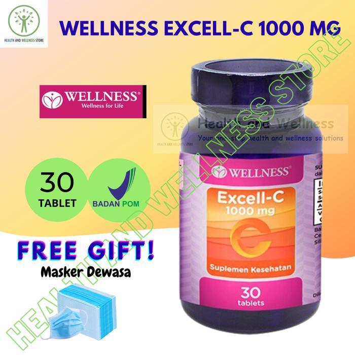 Wellness Excell C 1000 Mg Excell-C 30 Tablet #Gratisongkir