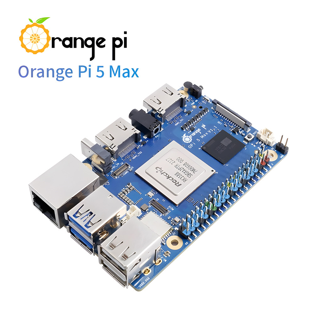 Orange Pi 5 Max 4/8/16GB RAM LPDDR5 Rockchip RK3588 Development Board M.2 PCIE 2.5G LAN WiFi+BT