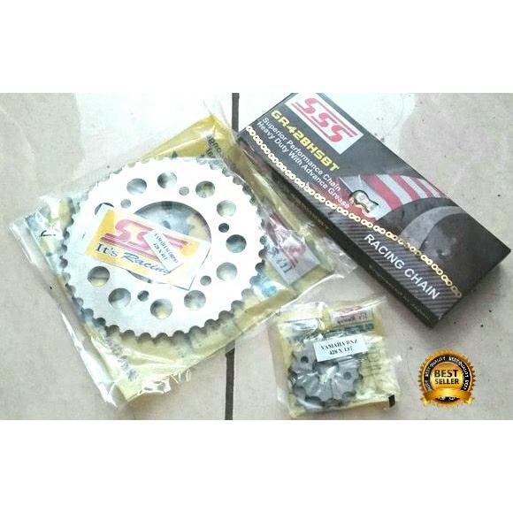 Gearset Sss Vixion New Dan Old Rantai Silver