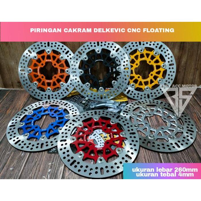 Piringan Cakram Delkevic 260Mm Mio Smile Mio Soul Disc Depan Mio Delkevic Baut