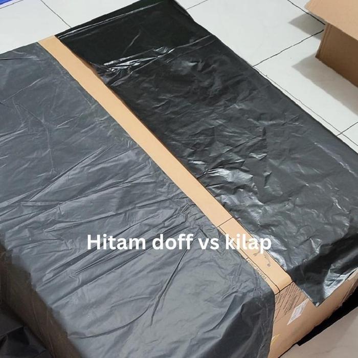 Plastik Cor Hitam Glossy Roll Plastik Terpal Meteran Tebal Populer