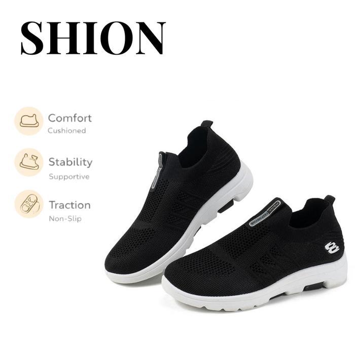 PVN Project ASNK SHION Sepatu Sneakers Wanita Rajut Kualitas Import Size 36-41 A8-Q