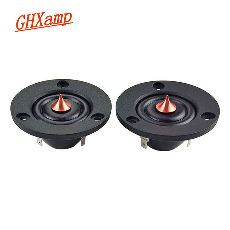 GHXAMP 2 Inch 65mm Dome Tweeter Speaker Unit Chinese Silk Diaphragm Neodymium Treble Car Home