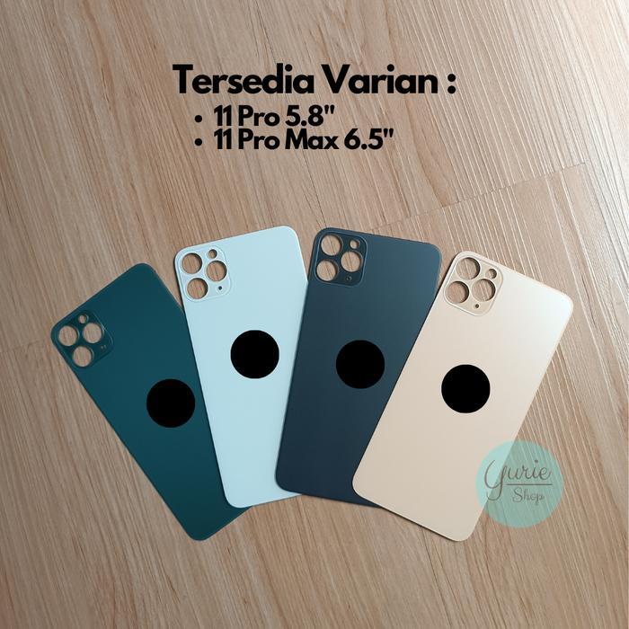 Housing Backdoor Backcover Kaca Tutup Belakang Iphone 11 Pro Max *