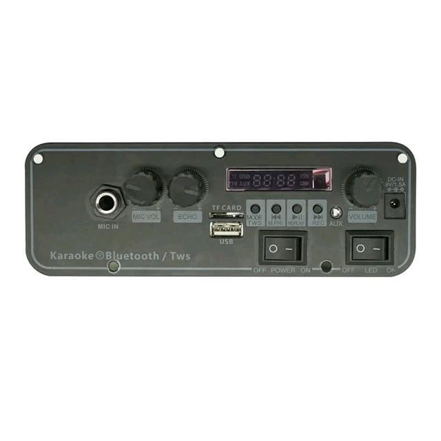 Kit Modul Mp3 Bluetooth Plus Power 40W Karaoke Mic Echo System Terlaris