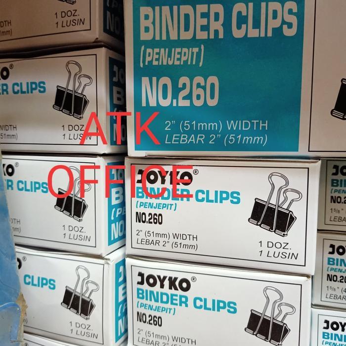 BINDER CLIPS NO 260 Joyko