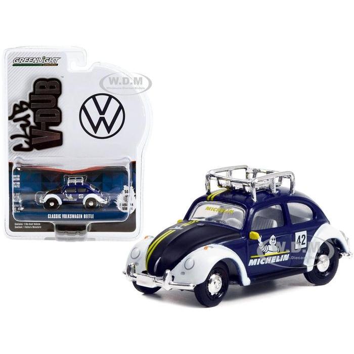 36050-E GREENLIGHT CLASSIC VOLKSWAGEN BEETLE #42 MICHELIN TIRES VW
