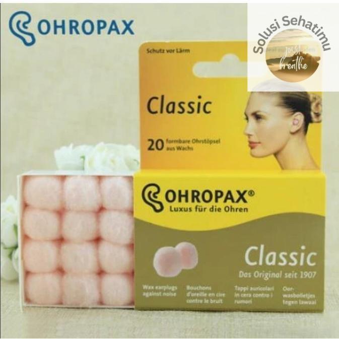 10 Pasang Penyumbat Telinga Lilin Nyaman Ohropax Penyumbat Telinga - 01920
