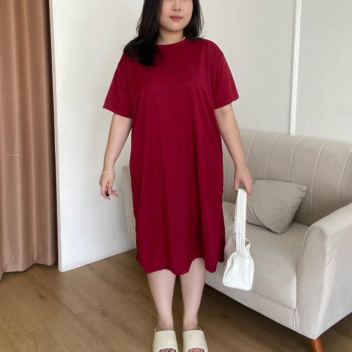 New Nadine Dress - Nadine Dress - Midi Dress - Basic Dress - Dress Santai Wanita - Gaun Wanita