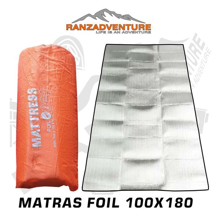 Eiger Summitadventure - Matras Alumunium Foil 100 X 180 Cm Matras Foil Hangat Matras Camping