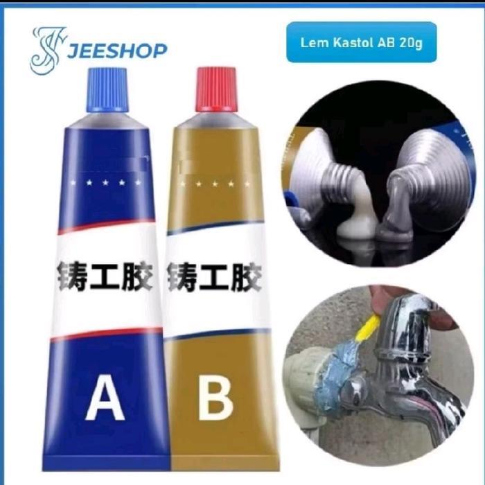 Lem Besi Thailand Super Kuat Tahan Panas Serbaguna Ab Epoxy Lem Besi Ab Tahan Panas Multifungsi