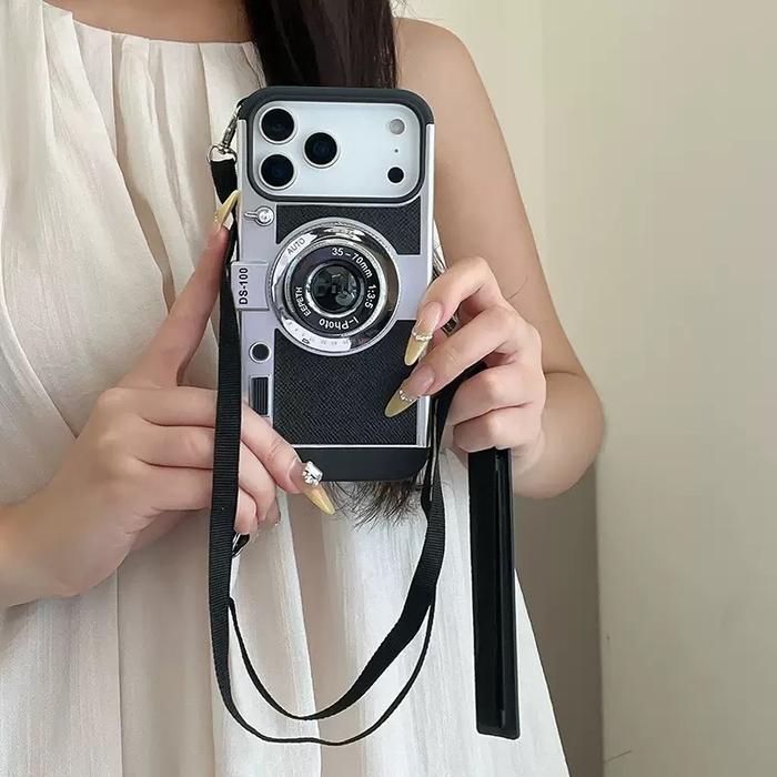 READY casing emily in paris iphone 11 12 13 14 15 16 17 pro max case lanyard *