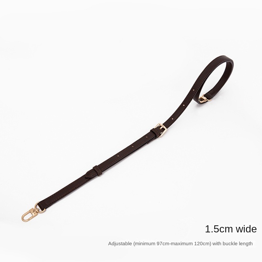 New Replacement Bag Strap PU Leather Adjustable Shoulder Strap DIY Punch-free Bag Accessories For LV