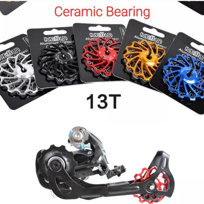 Pulley RD Ceramic 13T - Pulley RD Bearing Ceramic Mijun *
