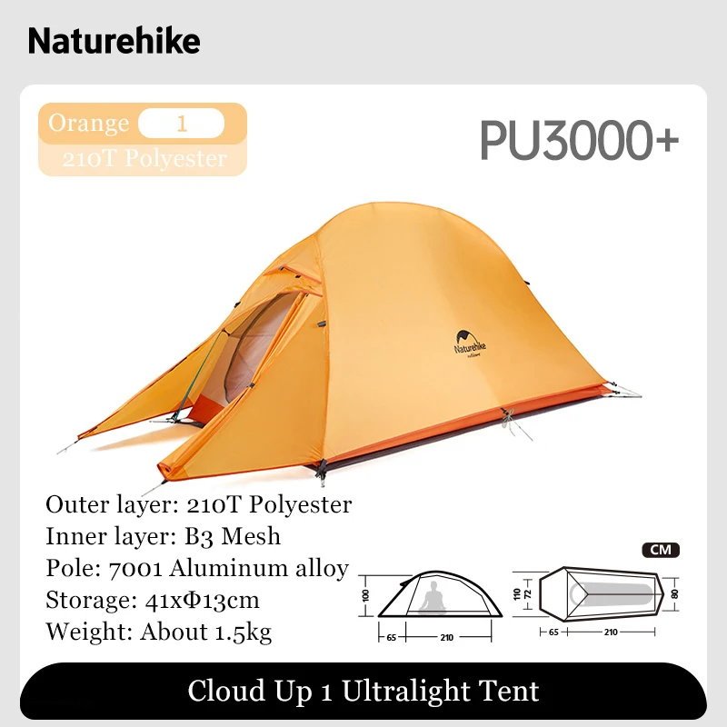 TENDA CLOUD UP 1 210T NATUREHIKE NH18T010-T UPGRADED VERSION [E4c]