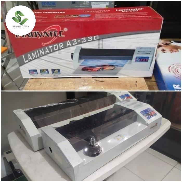 Mesin Alat Laminasi Panas Dingin 33cm Laminator A3 plus Innovatec A3-330 Hot Cold Laminating Machine