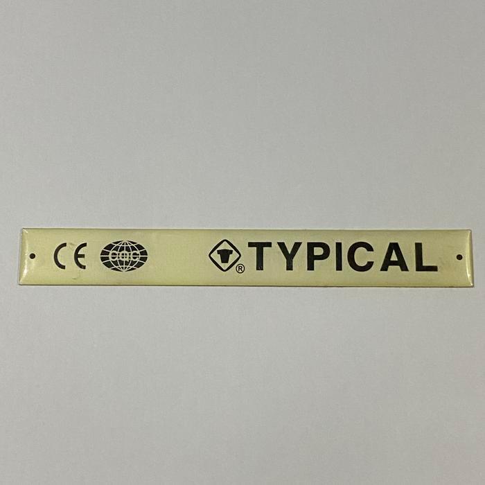 Stiker air obras typical