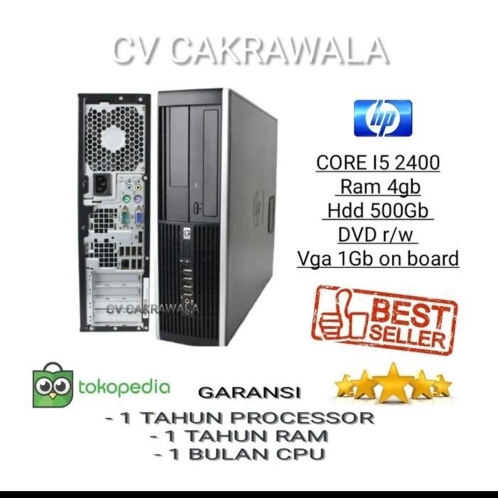 Komputer cpu Pc HP 8200 CORE I5 2400 SANDY BRIDGE DESKTOP SLIM BEKAS