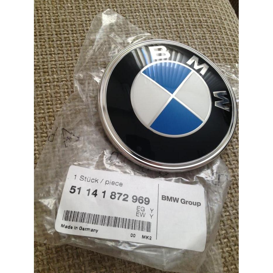 Original BMW E28 E30 E36 Logo Emblem Badge Bagasi belakang mobil
