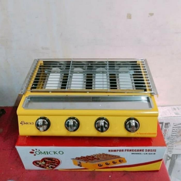 TERBARU Kompor Panggangan Sosis Bakar 4 Tungku